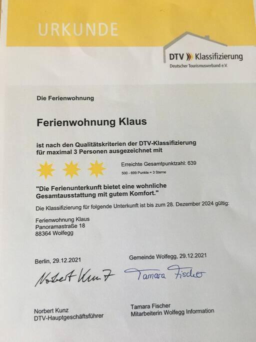 Ferienwohnung Klaus Wolfegg Bagian luar foto